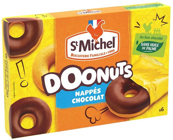 Produktbild St.Michel Doonuts gekrönt mit Schokolade 180 g (1 Stk., 230 g)