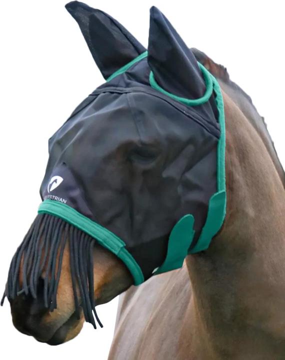 Image du produit Hy Masque anti-mouches de cheval avec oreilles et naseaux en filet