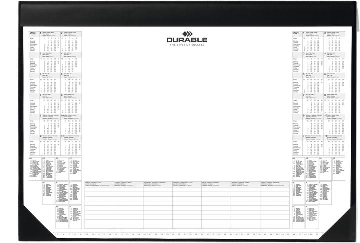 Durable Sous-main avec calendrier (59 x 42 cm)