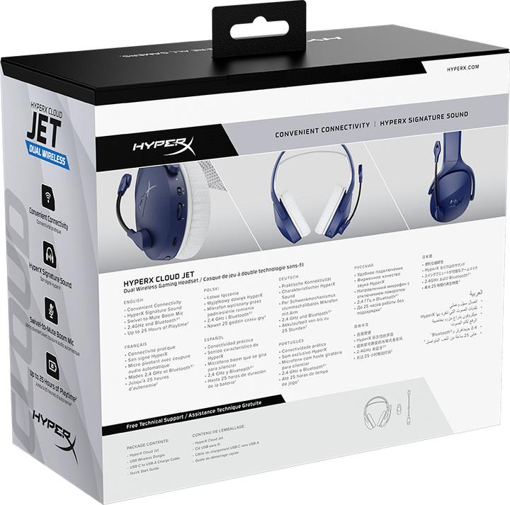 Immagine prodotto HyperX AM7A0AA Cloud Jet Dual WL Blue (Senza fili)