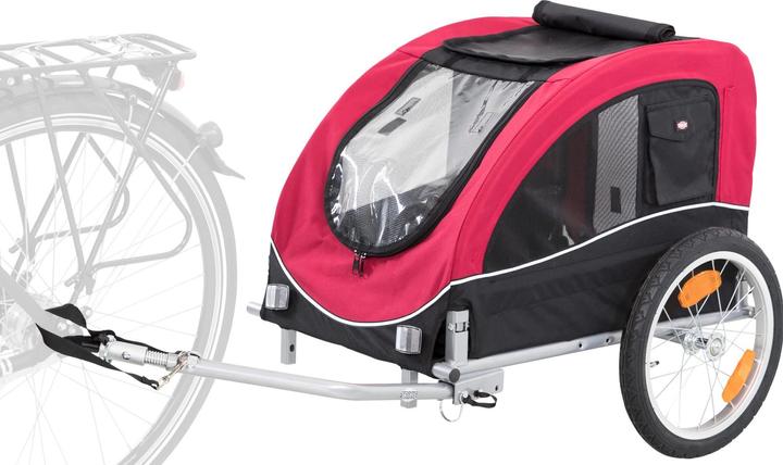 Produktbild Trixie Fahrrad-Anhänger M (Hund, Reflektoren)