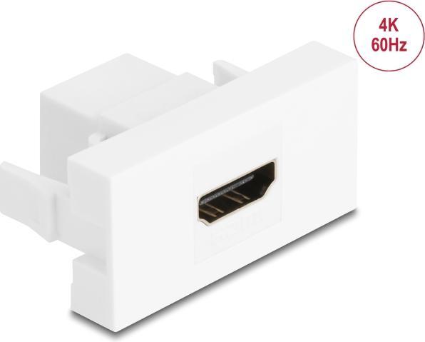 Immagine prodotto Delock Modulo Easy 45 da presa HDMI a presa HDMI 4K 60Hz bianco (Cavi antenna)