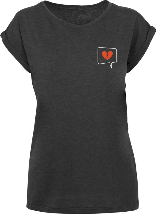 Image du produit Merchcode Ladies Heartbreak X Extended Shoulder Tee - 111573 (XXL)