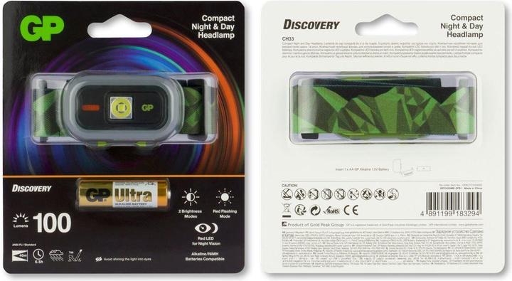 Actual product image GP Discovery GP Discvery CH33 (100 lm)