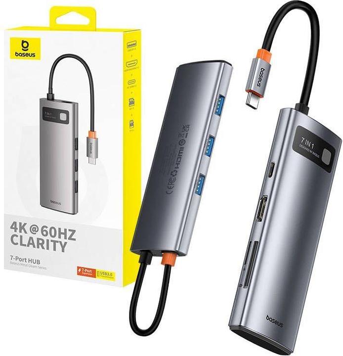 Actual product image Baseus B00030708811-00 (USB-C, 7 Ports)