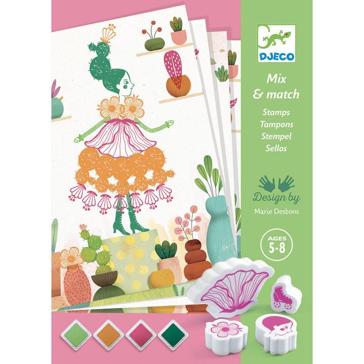 Produktbild Djeco Stempel Blumenmädchen