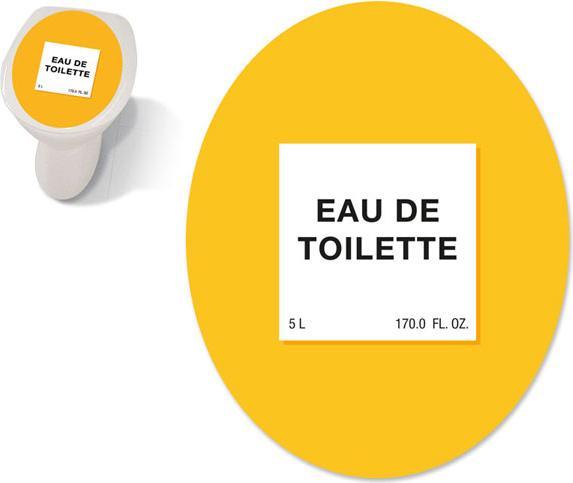 Immagine prodotto Familie von Quast Adesivo coperchio dei servizi igienici - Adesivo toilette Eau de Toilette