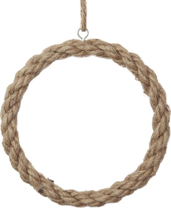 Actual product image Natura Punto Decorative wreath to hang from jute