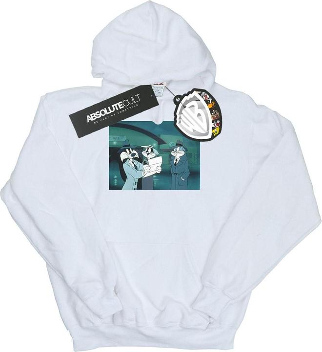 Image du produit Looney Tunes - Sweat à capuche BUGS BUNNY SYLVESTER LETTER - Homme (L)