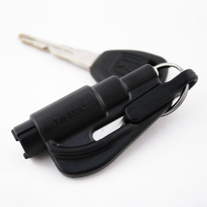 Actual product image Resqme Glasbrecher & Gurtschneider (schwarz) - Auto Rettungswerkzeug
