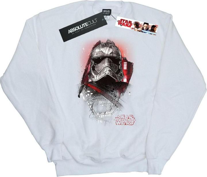 Actual product image Star Wars Mens The Last Jedi Captain Phasma Brushed Sweatshirt (XXL)