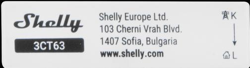 Produktbild Shelly 3EM-63T Gen3