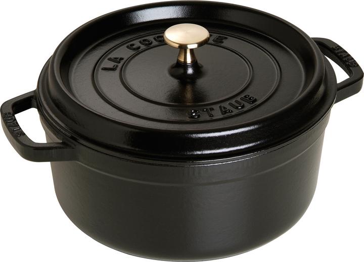 Staub Cocotte (28 cm, Bräter + Schmortopf, Gusseisen)