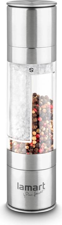Produktbild Lamart LT7014 seasoning grinder Salt & pepper grinder Stainless steel, Transparent (Salz, Pfeffer)