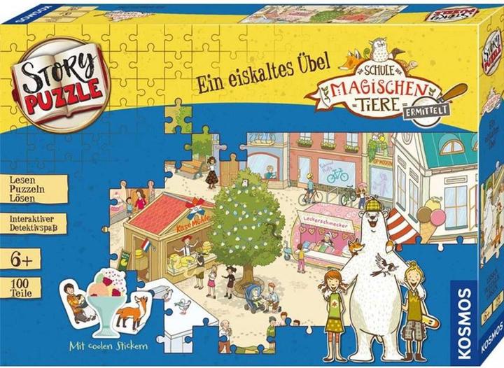 Immagine prodotto Kosmos Puzzle della storia: la scuola degli animali magici indaga (100 pezzi)