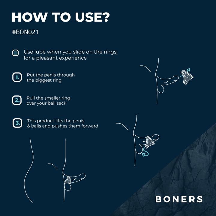 Produktbild Boners Strechy Cocksling (4 cm)