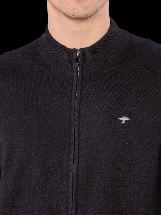Produktbild Fynch-Hatton Cardigan-Zip Sweater charcoal (3XL)
