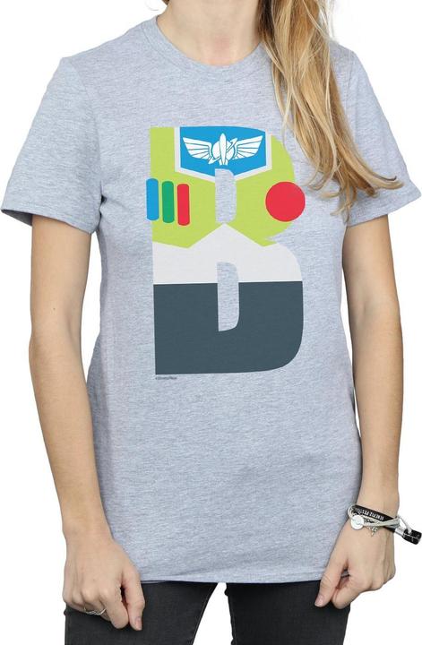 Immagine prodotto Disney Alphabet B Is For Buzz Lightyear Maglietta Ampia Donna (3XL)