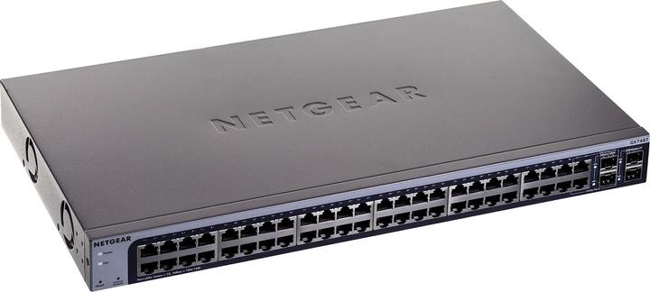 Actual product image Netgear 48-PORT 1G SMART SWITCH (52 Ports)