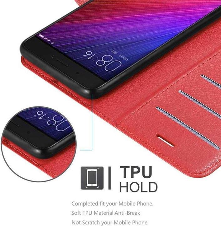 Actual product image Cadorabo Book with stand function cover (Mi 5s)