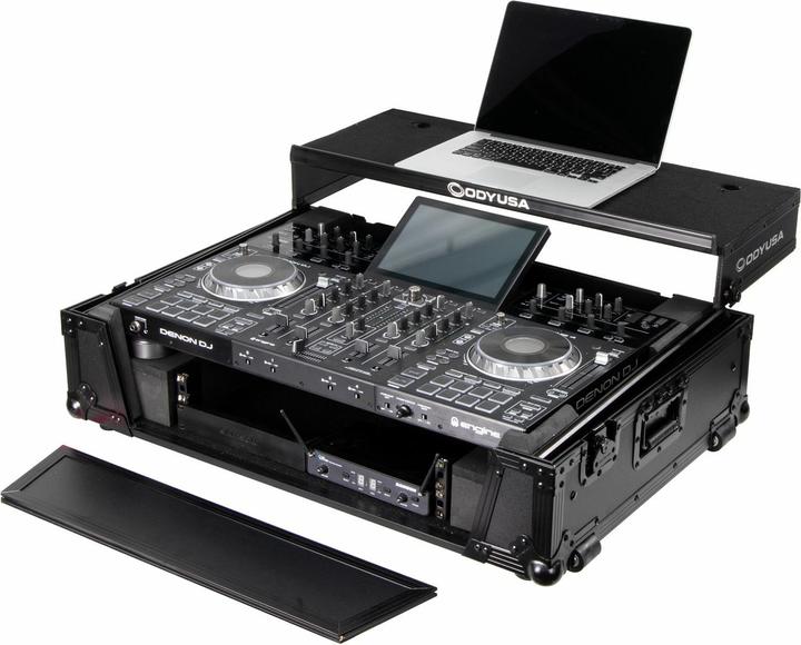 Odyssey FZGSPRIME4W2BL flightcase per Denon DJ Prime 4
