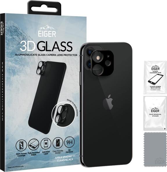 Actual product image Eiger Mountain Glass Lens (1 Piece, Apple iPhone 11)