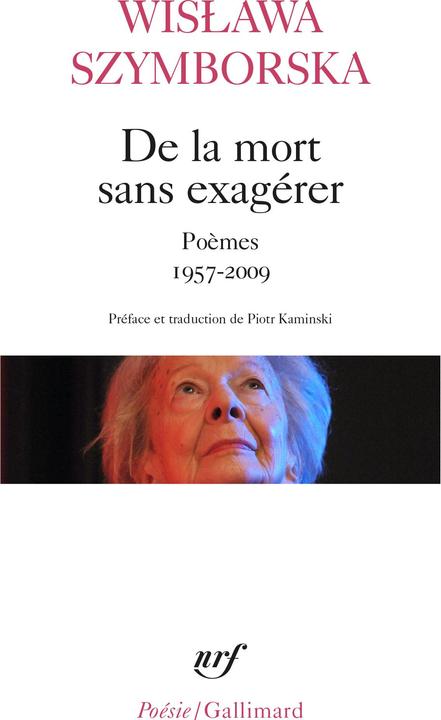 Image du produit De la mort sans exagérer : poèmes : 1957-2009 (Français, Szymborska Wislawa, 2019)