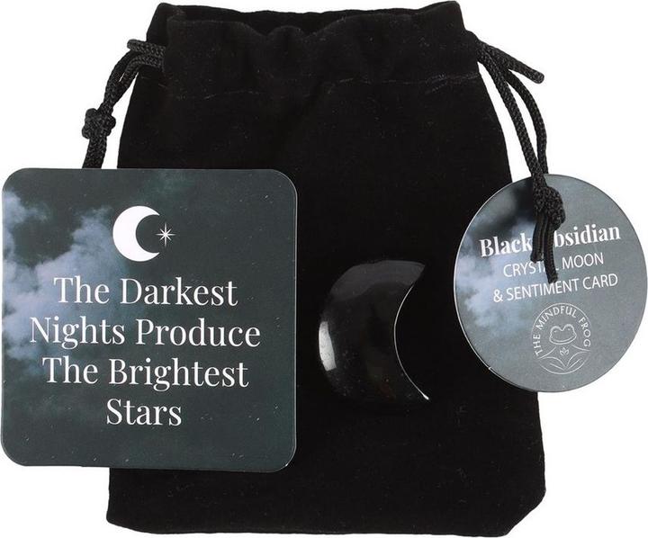 Immagine prodotto Something Different The Darkest Nights Ossidiana Luna Cristallo Decorativo