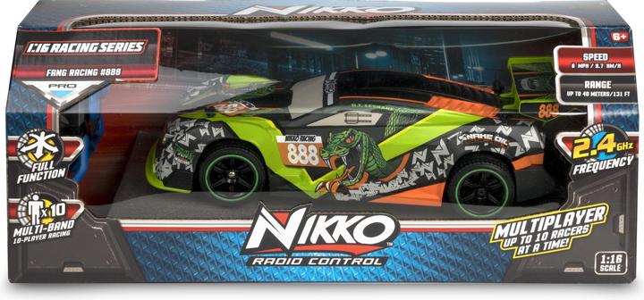 Image du produit Nikko 10132 Racing Series Fang Racing, voiture de course télécommandée, véhicule RC jusqu'à 14 Km/h