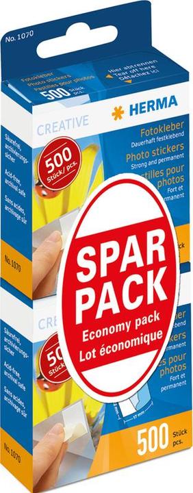 Actual product image HERMA Photo adhesive double pack 2x500 pieces Sparpack