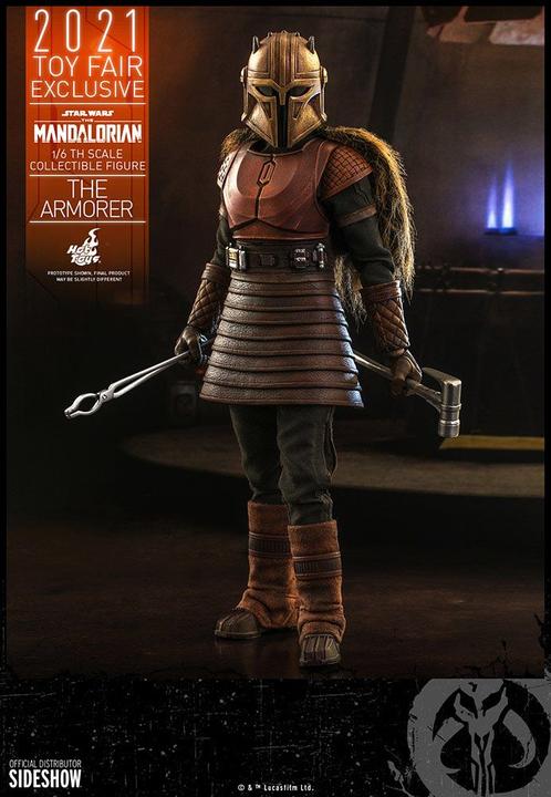 Produktbild Hot Toys Star Wars - The Mandalorian "The Armorer" 2021 Toy Fair Exclusive 1/6 Actionfigur