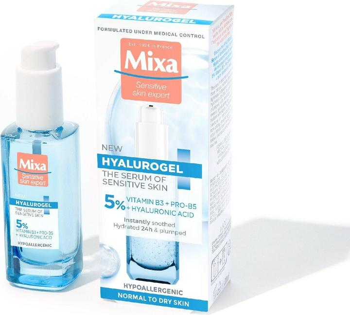 Immagine prodotto Mixa Siero di gel ialuronico per pelli sensibili 30ml (30 ml)