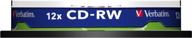 Image du produit Verbatim CD-RW, 700MB, 12x, paquet de 10 (10 x)