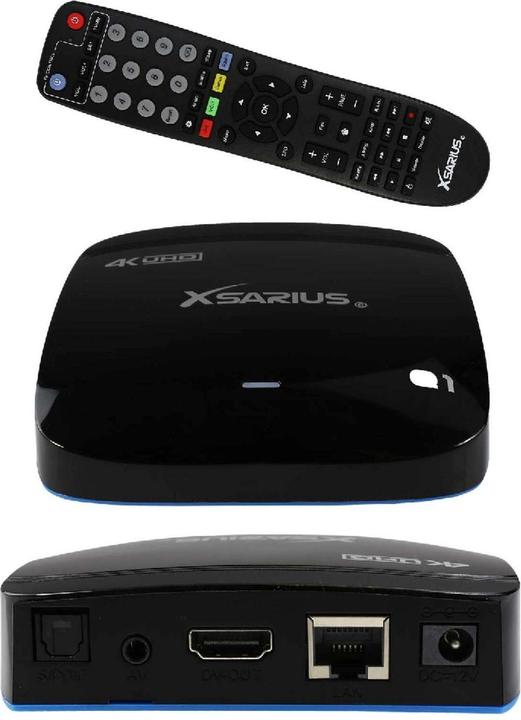 Actual product image K.A.B. XSARIUS Q1 OTT 4K UHD IPTV Android 7.1 Player H.265 HEVC MyTV Wifi