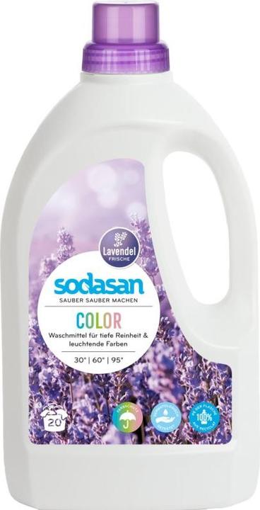 Actual product image Sodasan Lavender Color Liquid Detergent (20 Washing cycles, Liquid)
