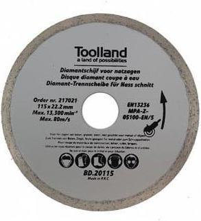 Produktbild Velleman DIAMANT-TRENNSCHEIBE - 180 mm x 25.4 mm