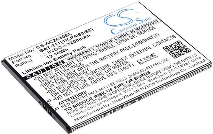 Actual product image NoName Battery for Acer Liquid Z630 etc