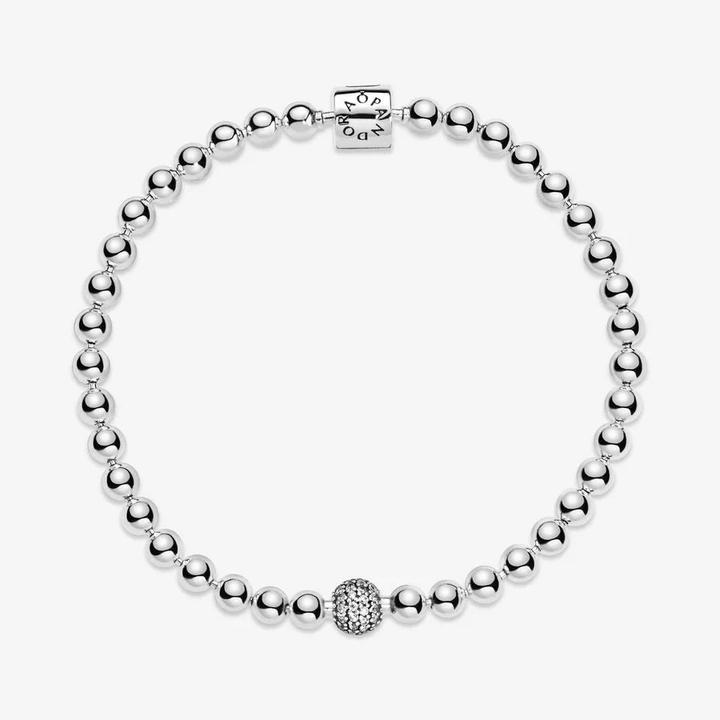 Immagine prodotto Pandora Bracciale di perline (17 cm, Argento 925)