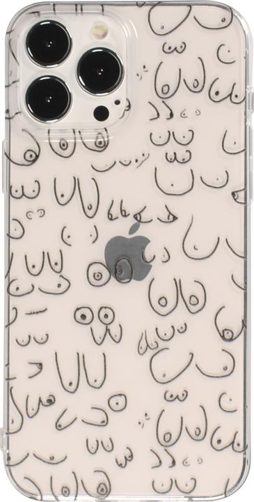 Image du produit PhoneLook Housse Cover silicone flexible funny cartoon seins tattoo (Apple iPhone 13 Pro Max)