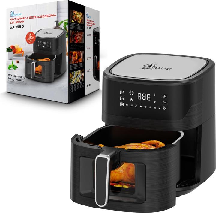 Extralink Smart Life Hete Friteuse SJ-650 6,5L EU | Hete Friteuse | 1600W (EU-stekker)