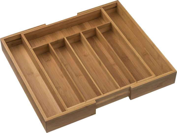 Produktbild Zassenhaus Besteckeinsatz Ausziehbar Bambus 34.5-47.5x40.5x