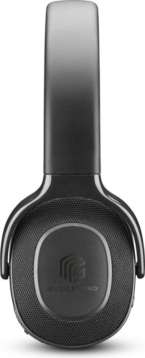 Image du produit Music Sound Music+Sound DEEP Écouteurs Bluetooth noir on-ear autonomie max.25h 1 (pas de réduction du bruit, 25 h, Sans fil)