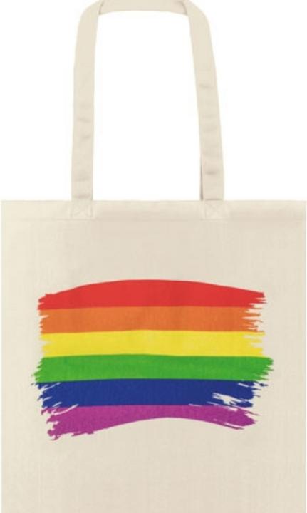 Actual product image Lgbt Cotton Flag Bag