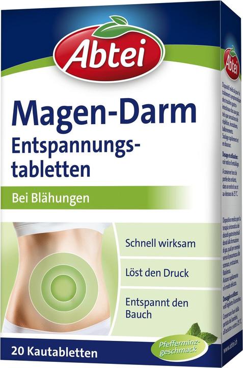 Produktbild Interdelta Magen-Darm Entspannungstabletten (20 Stk) (20 Stück, Tabletten)