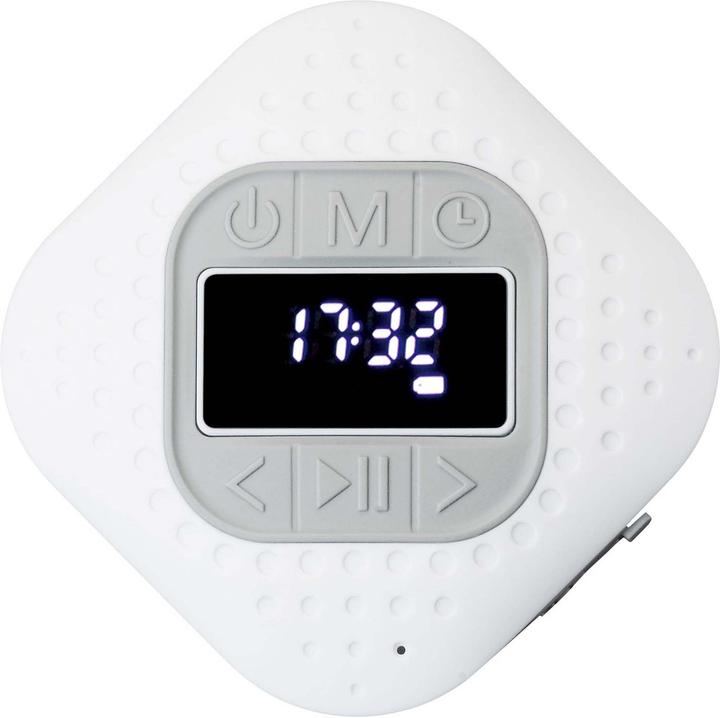 Actual product image Lenco Bathroom radio BAR 013 waterproof wireless speaker (Rechargeable battery operated)