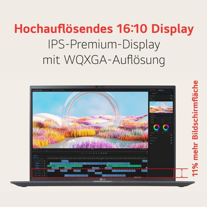 Productafbeelding LG gram 16" Core Ultra 7 155H 16GB/1TB SSD Win11 grijs 16Z90S-G.AA79G (15.98", Intel Core Ultra 7 155H, 16 GB, 1000 GB, NL)