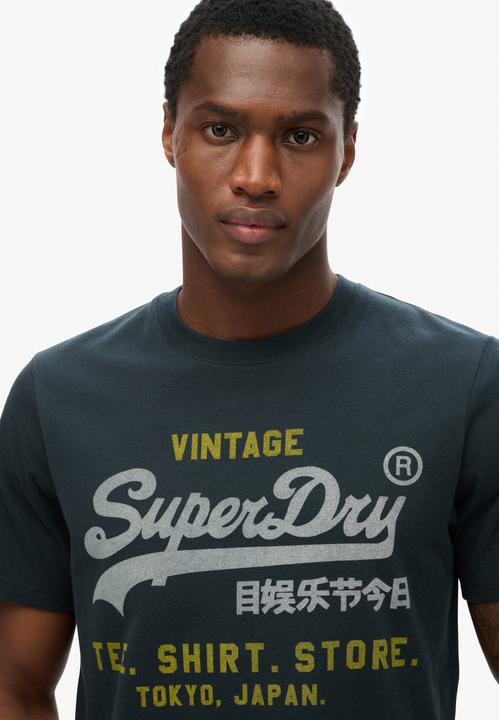 Produktbild Superdry T-Shirt Casual Bequem sitzend VI Heritage Relaxed Tee (XL)