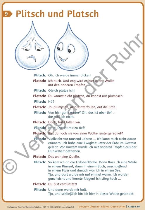 Image du produit Vorlesen üben mit Dialog-Geschichten Klasse 3/4. Textkarten (Allemand, Katja Lenk, 2015)