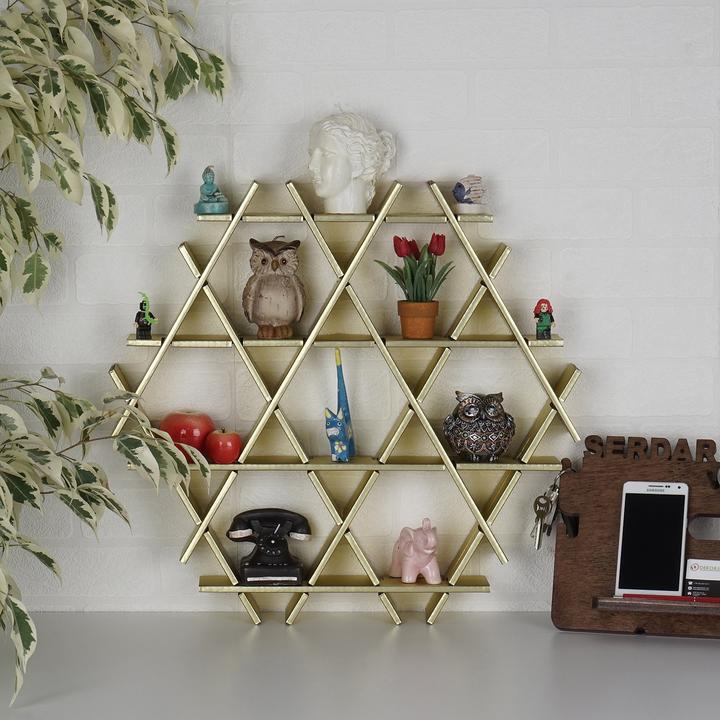 Produktbild Wallxpert Hexgold-M (115 x 17 cm)