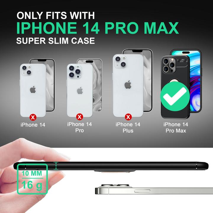 Immagine prodotto Nalia Anello opaco Manicotto in silicone (Apple iPhone 14 Pro Max)
